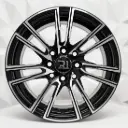 RIN 14X6 4-100/114.3 R1 SPORT RGW452 BLACK MACHINE FACE ET35 CB73.1 