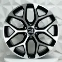 RIN 20X9 6-139.7 R1 SPORT 208 GC BLACK MACHINE FACE ET31 CB78.1