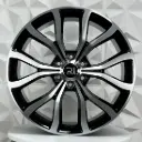 RIN 24X10 6-135 R1 SPORT FH025 BLACK MACHINE FACE ET31 CB87.1