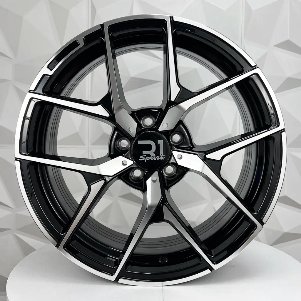 RIN 19X9.5 5-112 R1 SPORT MH055 BLACK MACHINE FACE ET43 CB66.6